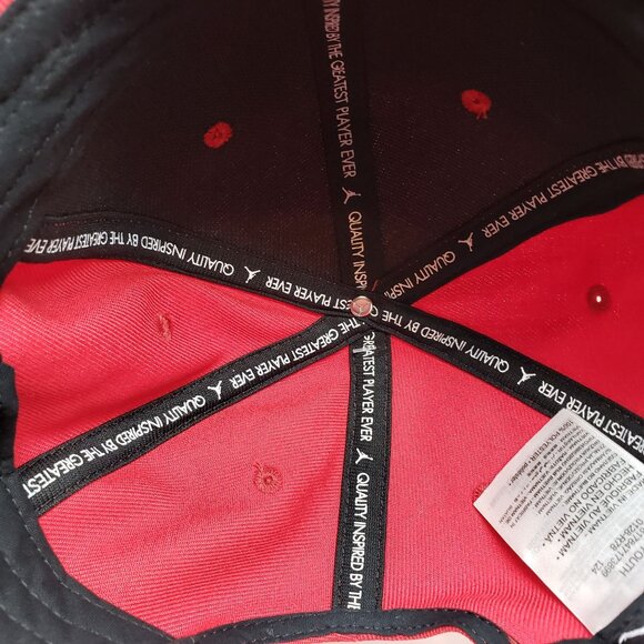 Jordan Red Snapback Hat Big Kids Size 8-20 Embroidered Logo Adjustable Fit - Picture 8 of 8